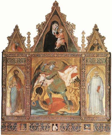Ambrogio Lorenzetti St Michael Germany oil painting art